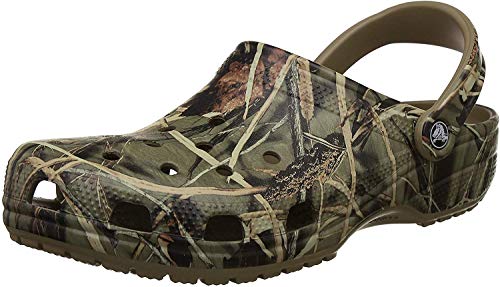 Crocs Classic Realtree, Zuecos Unisex Adulto, Marrón (Khaki), 48/49 EU