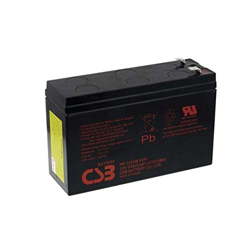 CSB Batería Plomo-ácido HR1224WF2F1, 12V, Lead-Acid