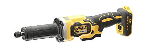 DEWALT DCG426N-XJ DCG426N-XJ-Amoladora Recta sin escobillas XR 18V Portafresas 6mm, Velocidad Variable 32.000 RPM sin Cargador/batería, 18 V