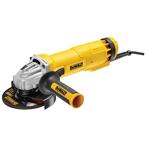 Dewalt DWE4217-QS Mini-amoladora 125 mm 1.200W 11.000 rpm, Negro y amarillo