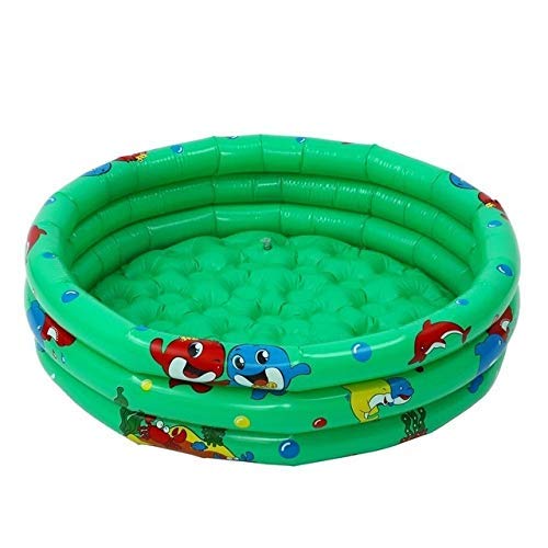 DJYD 90x25cm Inflable Piscina del bebé portátil niños al Aire Libre Bañera Cuenca niños Piscina Piscina del bebé de hidromasaje de Agua (Color: Azul) FDWFN (Color : Green)