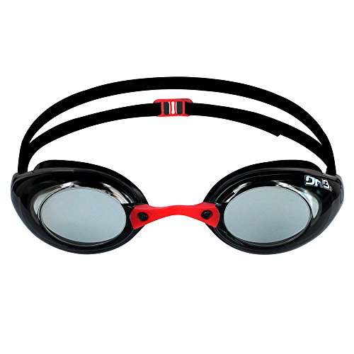 Dr. B AQUACRISTAL Gafas de Natación Correctoras - Lentes Correctoras, Antivaho, Cómodas, Impermeables, Gafas de Entrenamiento para Hombres y Mujeres (IE-72995) (-5.0)