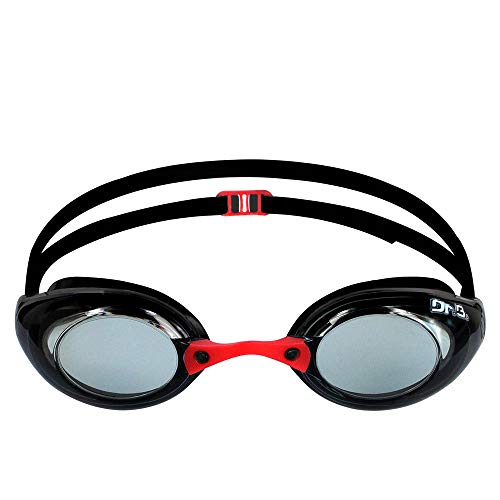 Dr. B AQUACRISTAL Gafas de Natación Correctoras - Lentes Correctoras, Antivaho, Cómodas, Impermeables, Gafas de Entrenamiento para Hombres y Mujeres (IE-72995) (-8.0)