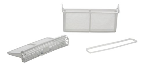 DREHFLEX®- Filtro de pelusa o frisado – Colador de pelusa para diferentes marcas de secadora –Bosch, Siemens, Constructa, Neff – Compatible con parte no. 650474/00650474 – Plegable - Set de 3 piezas