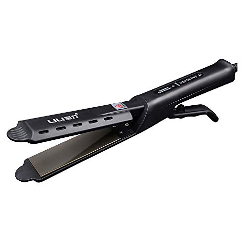 DXIA Plancha de Pelo, Plancha De Pelo Profesional, Cerámica 5cm de Ancho, 4 configuraciones de temperatura diferentes (170 °C-230 °C), 15s velocidad calor, Para Todo Tipo De Cabello