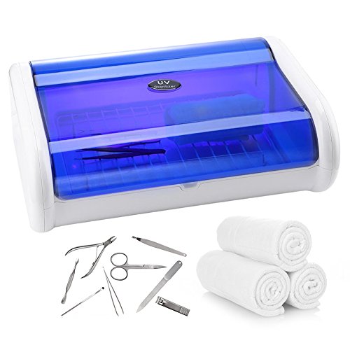 Esterilizador autoclave de UV, Esterilizador Inteligente de Alta Temperatura para Herramienta de Esterilización de Uñas de Uñas, Limpiador de Bandejas de Bandejas de Muebles Belleza