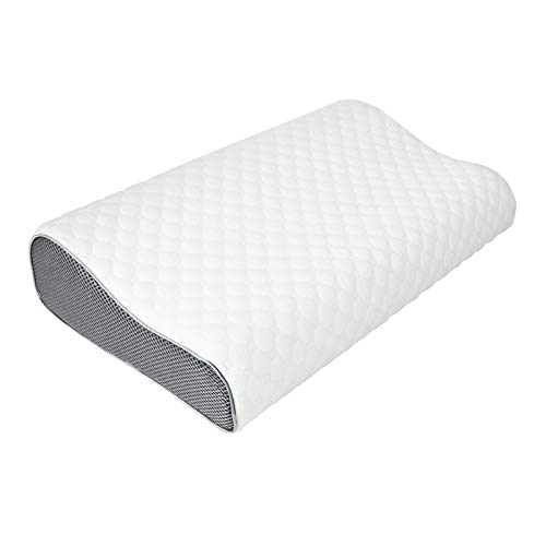 Feagar Almohada Cervical para Cuello -Almohada Viscoelástica Cervical para Domir, Almohadas Cervicales de Apoyo Cervical para Personas Que Duermen de Lado y de Espaldas