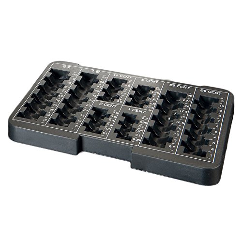 García de Pou 145.48 Bandeja Monedas para Caja Caudales, 24 x 17 x 1.8 Cm, Negro