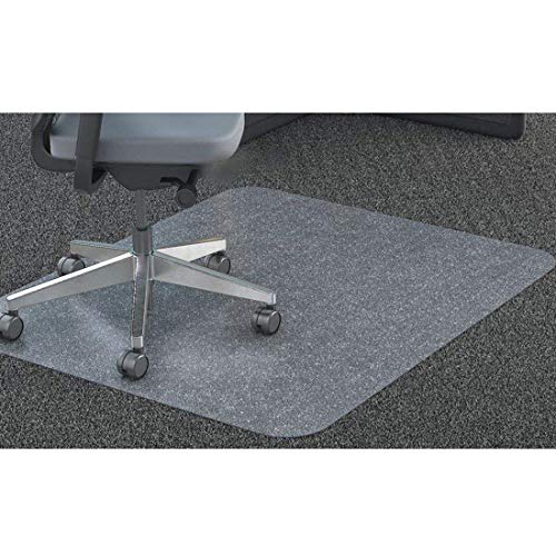 GIOVARA Claro Silla Alfombrilla para alfombras de Pelo Low-Medium Suelos, Rectangular, Material de Alta Resistencia de Impacto, Antideslizante, Non-Recycling, 90x120cm (3'x4')