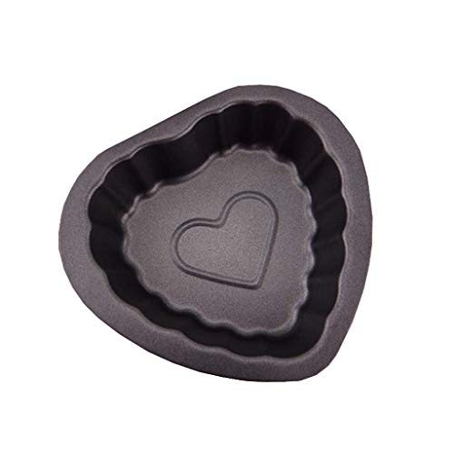 GJJSZ Molde de Pastel,Molde en Forma de corazón,Herramienta pequeña,Horno doméstico de 5 Pulgadas,electrodoméstico West Point,Molde de Pastel Antiadherente en Forma de corazón