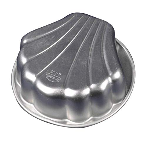 GJJSZ Molde | Molde para Pasteles Molde de Concha Creativa Molde Aleación de Aluminio Molde de Pan Estrella Antiadherente Horno Plata Hogar Molde West Point multifunción