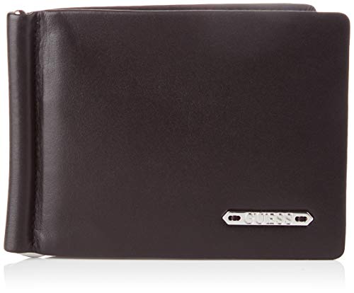 Guess Clive Small Billfold W/CP, Leather Goods para Hombre, Negro, Talla única