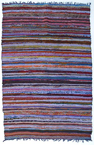 Guru-Shop Alfombra de Patchwork Ligera, Acolchado de Patchwork 100x160 cm - Azul-multi, Algodón, Alfombras y Alfombrillas