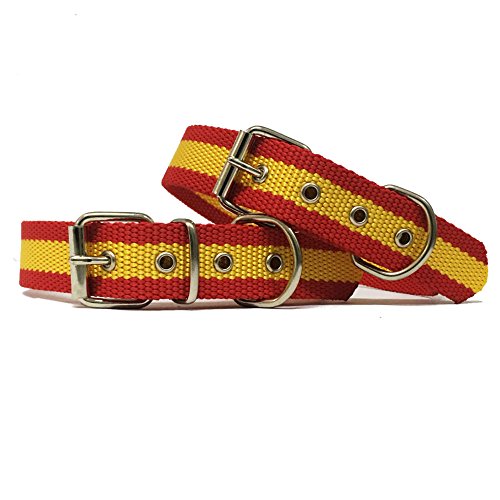 Happyzoo Collar Bandera de España para Perro 40 cm