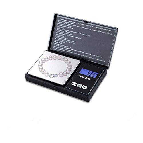 iitrust Digital de Bolsillo para Joyería con Pantalla LCD, Balanza Electronica de Joyas, Balanza De Precision con Función De Contador 500g~0.01g