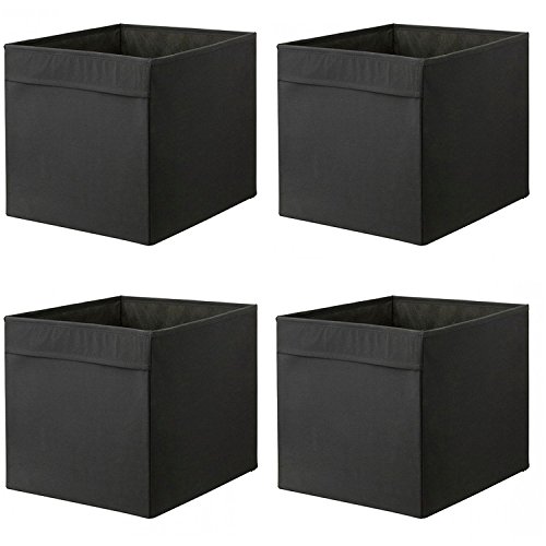 IKEA DRONA - Caja de almacenaje (33 x 38 x 33 cm), color negro