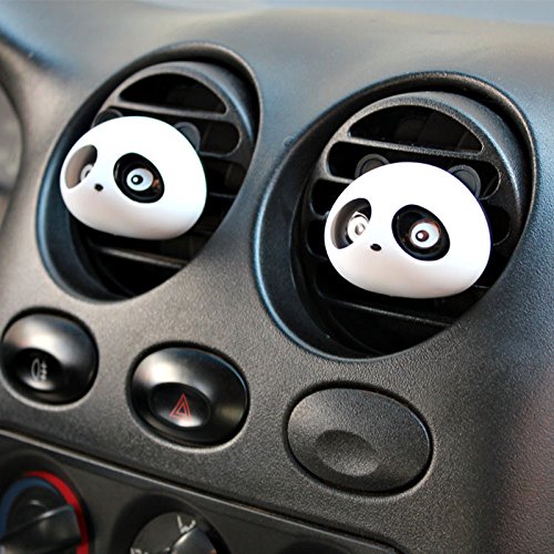 iTimo Ambientador Perfumes Coche Perfumes Coche Perfumes 100 Original Coche Ambientador Parfume Coche Estilo Lindo Panda (Negro)