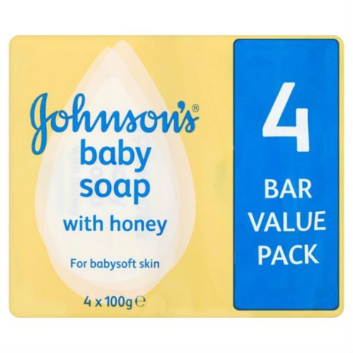 johnson's Bebé JABÓN CON MIEL 4x 100g ( CAJA DE 6)