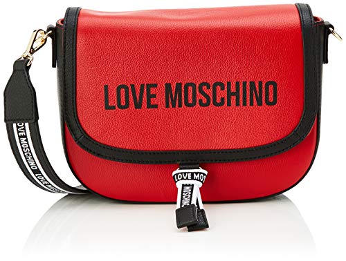 Love MoschinoJc4056pp1aMujerBolsos bandoleraRojo (Rosso Negro)8x17x25 centimeters (W x H x L)