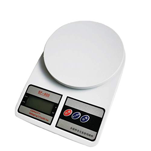 M-YN Báscula Digital para Cocina Balanza Digital for Cocina, balanza electrónica for Alimentos, Pantalla LCD, balanzas precisas de diseño Delgado (Size : 7KG/1G)