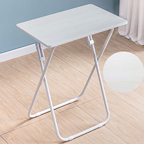 Mesa plegable, que se utiliza for dormitorio de casa, alquiler, la escritura y el aprendizaje, mesa plegable simple for comer, escritorio portátil, rectangular escritorio de la computadora 60 * 40 * 7