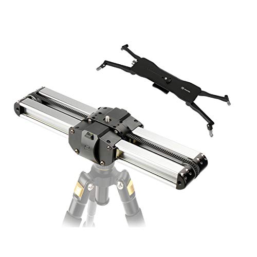 Micro 2 Mini cámara portátil Profesional Video 33cm Slider + EASYLOCK Travel Track Slider Dolly Track Rail Paralelo Bajo ángulo de Disparo