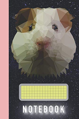 NOTEBOOK: Polygon Hamster notebook: Great chequered journal - 120 pages with diamonds to record notes in many times, ideas and thoughts | approx. DINA5 | gift for hamster fans pocket book
