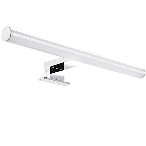 ORNO Peegel Apliques Para Espejos De Baño LED 60cm, 9W, 810lm, 4000K, IP44 Resistente al Agua, Plateado