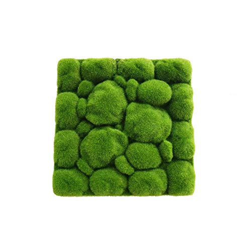 persiverney-AT Rocas De Musgo Artificiales Decorativas Bolas De Musgo Verde Piedras De Musgo Decoración De Musgo Falso para Arreglos Florales Jardines De Hadas Y Manualidades Pleasure