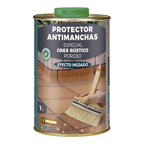 Protector Antimanchas Suelo Baldosas Gres Rústico Poroso (5 litros)