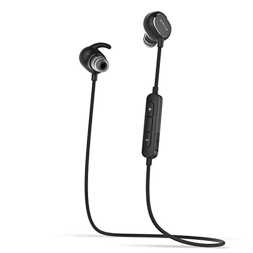 QCY QY19 Auriculares inalámbricos Auriculares Auriculares Auriculares In-Ear Stereo 5.0 Apt-X Micrófono Incorporado con cancelación de Ruido para Correr Deportivo (Negro)