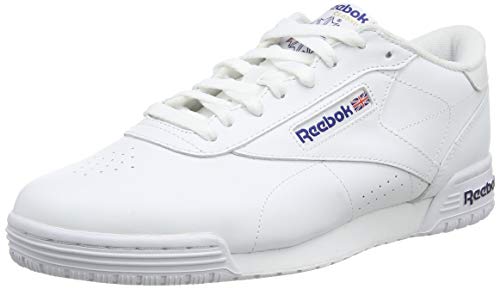 Reebok Ex-o-Fit Clean Logo Int, Zapatillas para Hombre, Blanco (AR3169_39 EU_White/Royal Blue/Royal Blue), 42