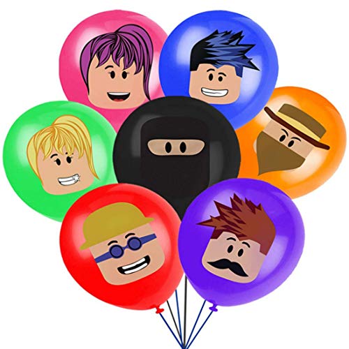 Roblox Artículos de Fiestas para Fanáticos de los Videojuegos Decoraciones para Cumpleaños de Tema de Videojuegos con Globos