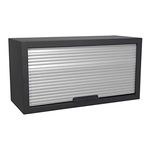 Sealey Armario de Pared Modular Frontal Tambour, Negro, 680mm