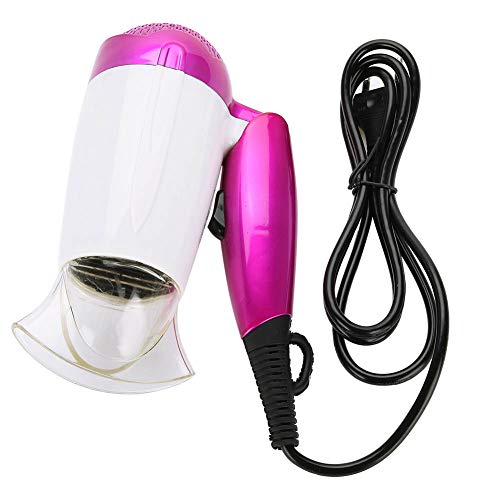 Secador de pelo púrpura, secador de pelo plegable profesional AC 220V 1200W, para viajes a casa