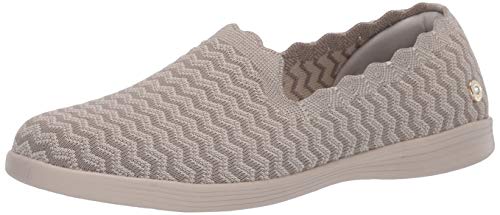 Skechers ON-The-GO Capri-Wavy, Zapatillas Mujer, Beige (Natural Textile/Trim Nat), 39.5