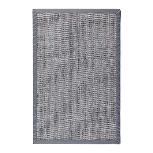 STORESDECO Alfombra vinílica Deblon – Alfombra de PVC Antideslizante y Resistente, Ideal para salón, Cocina, baño… ¡Disponible en Medidas Grandes! (160cm x 230cm, Gris)