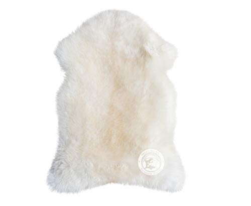 Sunshine Cowhides Piel de Oveja Blanco 90 x 70 cm Pieles del Sol (Blanco)