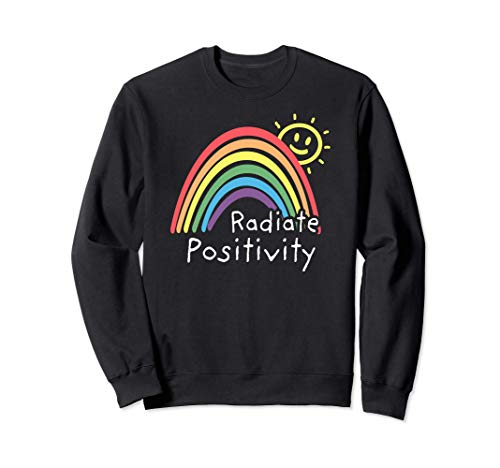 T&D irradia positividad lindo arco iris Sudadera