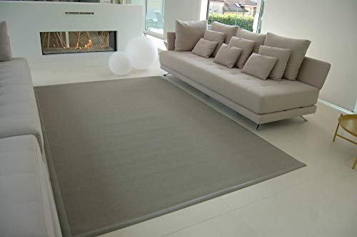 TEJIDOS EL MUNDO Alfombra SALÓN Vinilo Jacquard 140x200 cm Beige