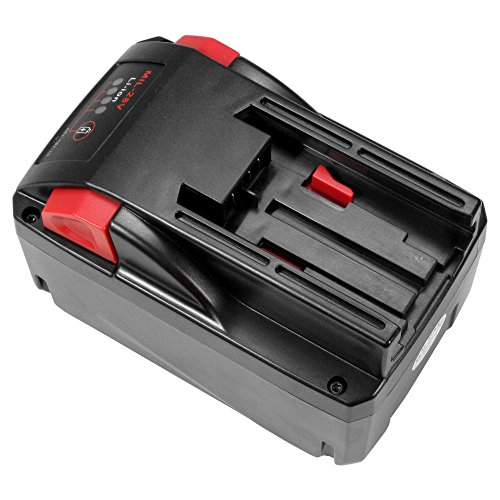 Trade-Shop – Batería de ion de litio de 28 V/3000 mAh, sustituye a AEG/milwaukee 48 – 11 – 2830 0700956730 para V28PD v28cs v28cs/0 V28IW V28HX V28H V28H/0 V28g v28 C V28AG V28B Würth 0700956730