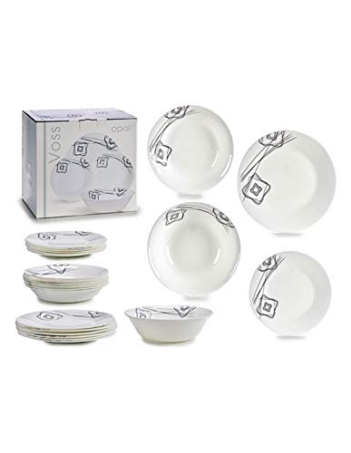 Vajilla Porcelana 19 Piezas Opal Voss