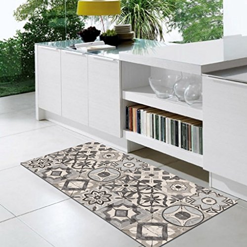 Vilber Gran Chef Kollar Alfombra, Vinilo, NEGRO, 50x120x0.2cm