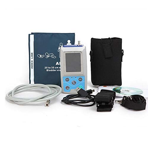 WANG Ambulatorio de presión sanguínea Monitor, 24 Horas ambulatorio de presión sanguínea Monitor Holter Mapa Holter BP Monitor con Software Contec