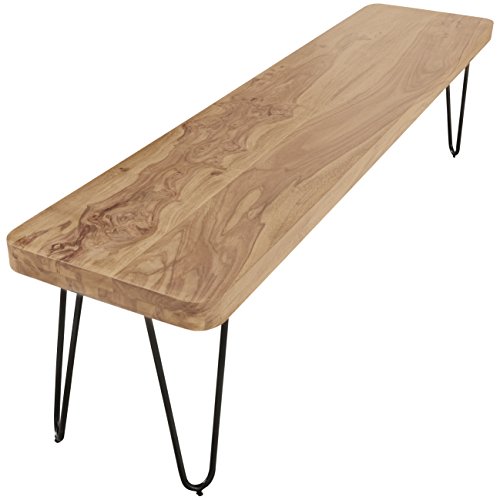 Wohnling wl1.508 Madera - Asiento banco, 120 x 40 x 45 cm