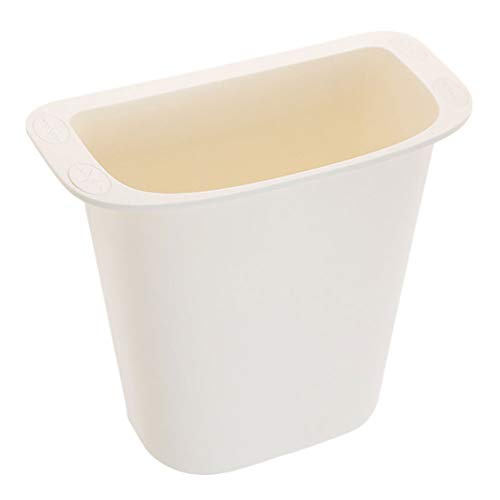 YARNOW Cubo de Basura de Cocina Colgante Pequeño Bajo El Fregadero Cubo de Basura para El Baño Montado en La Pared Mostrador de Basura Compost para La Puerta del Armario de Cocina