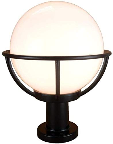 Zhangl Columna Moderna Industrial LED al Aire Libre de la lámpara esférica Pilar Bola del Globo Linterna IP65 Resistente al Agua Jardín del Anuncio Baliza Luz de la Cubierta escuadra de la Mesa de la