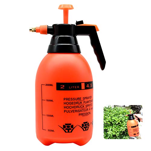 ZHONG AN Pulverizador 2L con Boquilla de latón Ajustable, atomizador de Bomba Blumensprüher, Plantas, hogar y jardín