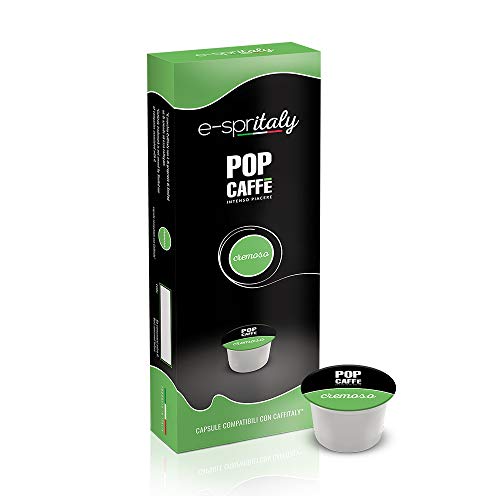 100 Cápsulas Pop Caffè e-spritaly compatibe Caffitaly mezcla .2 cremoso