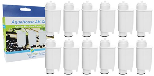 12x AH-CBIP Compatible para Philips Saeco CA6702/00 Brita Intenza+ Cartucho de filtro de agua para Philips, Saeco, Lavazza, Gaggia Cafeteras